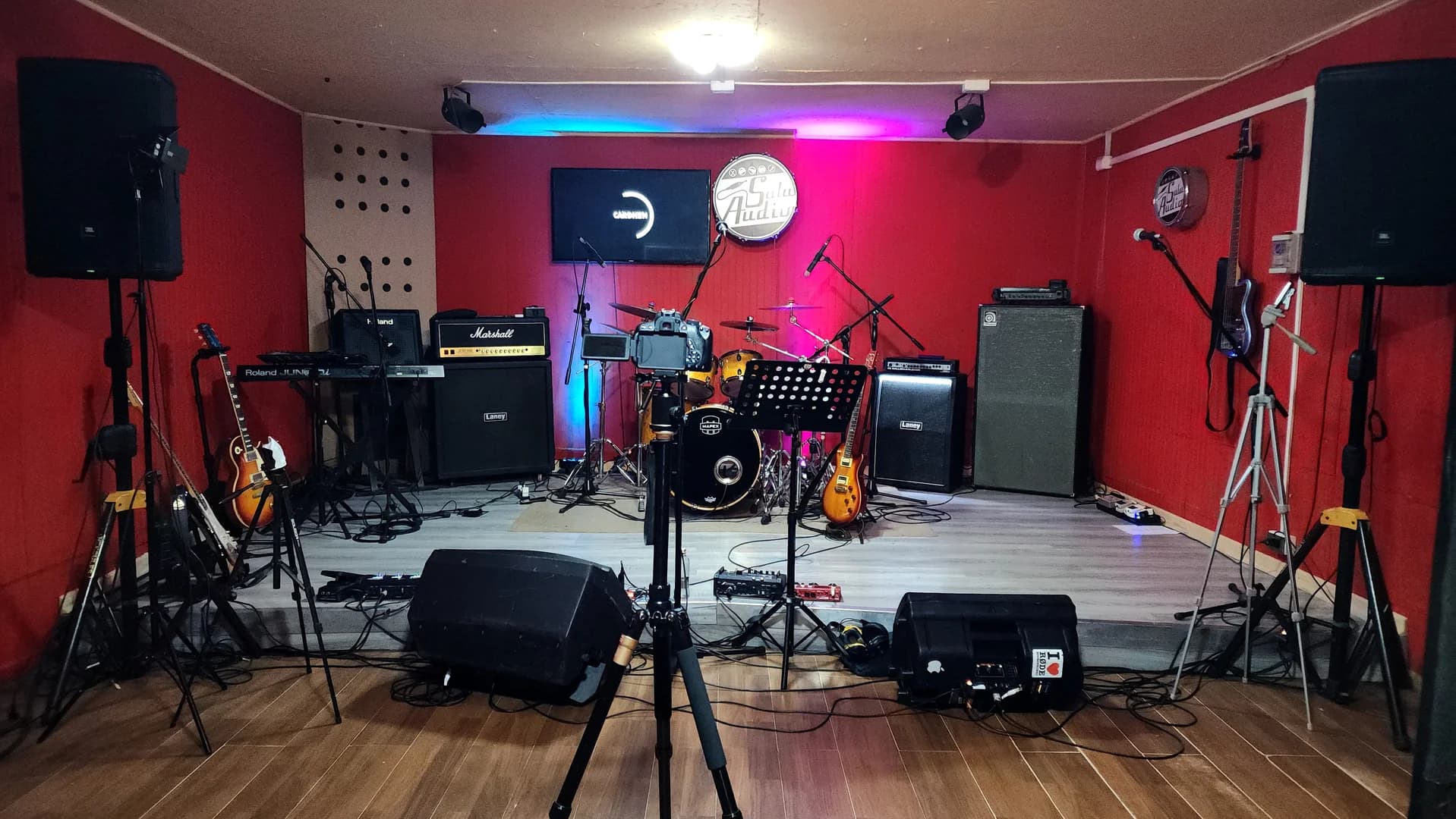 Estudio de grabación de Sala Audio